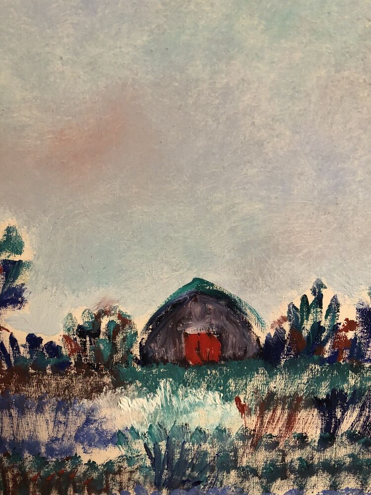 GIUSEPPE SUCCI - OLIO SU TELA 70 x 50 - Paesaggio
