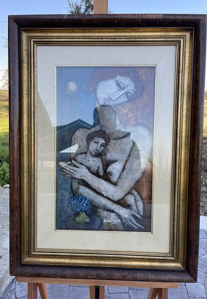 Quadro Dipinto Olio su Tela del maestro Bruno Landi. 30x50 cm