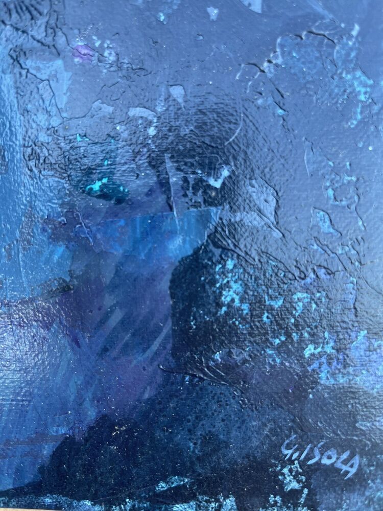 Giancarlo Isola, senza titolo, olio su tela, cm 30x30