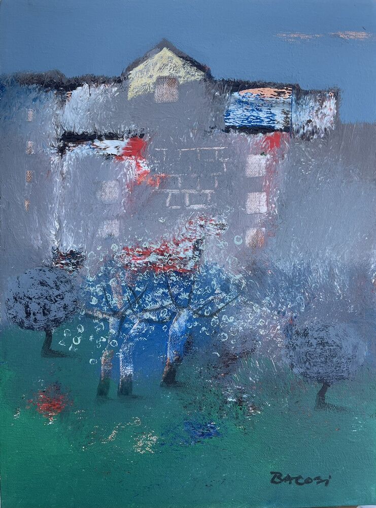 Bacosi Manlio - Vecchie Case 30x40