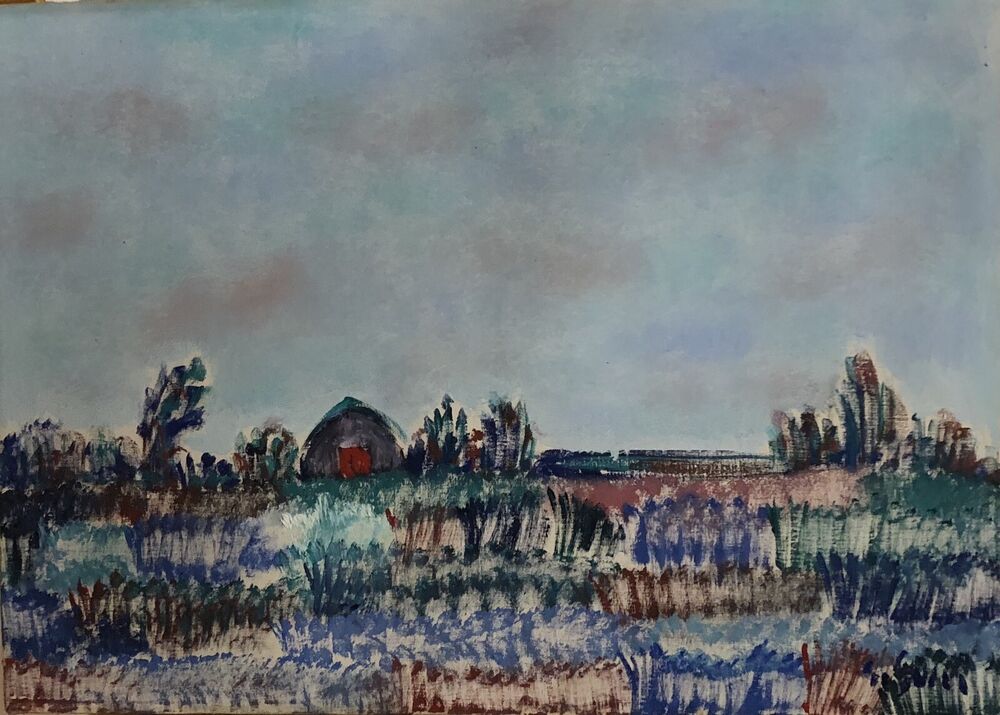 GIUSEPPE SUCCI - OLIO SU TELA 70 x 50 - Paesaggio