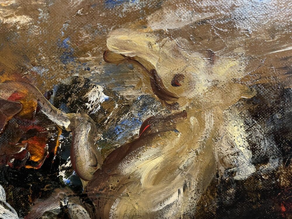 TESTA GIANNI dipinto su tela cm. 79 X 34