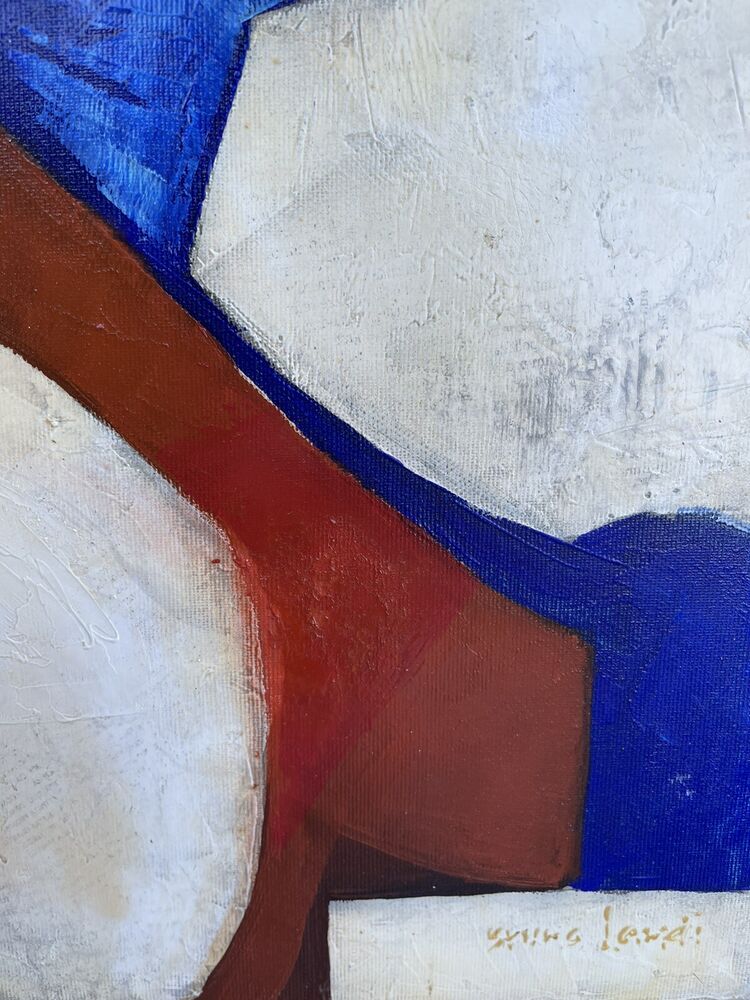 Quadro Dipinto Olio su Tela del maestro Bruno Landi. 60x50 cm