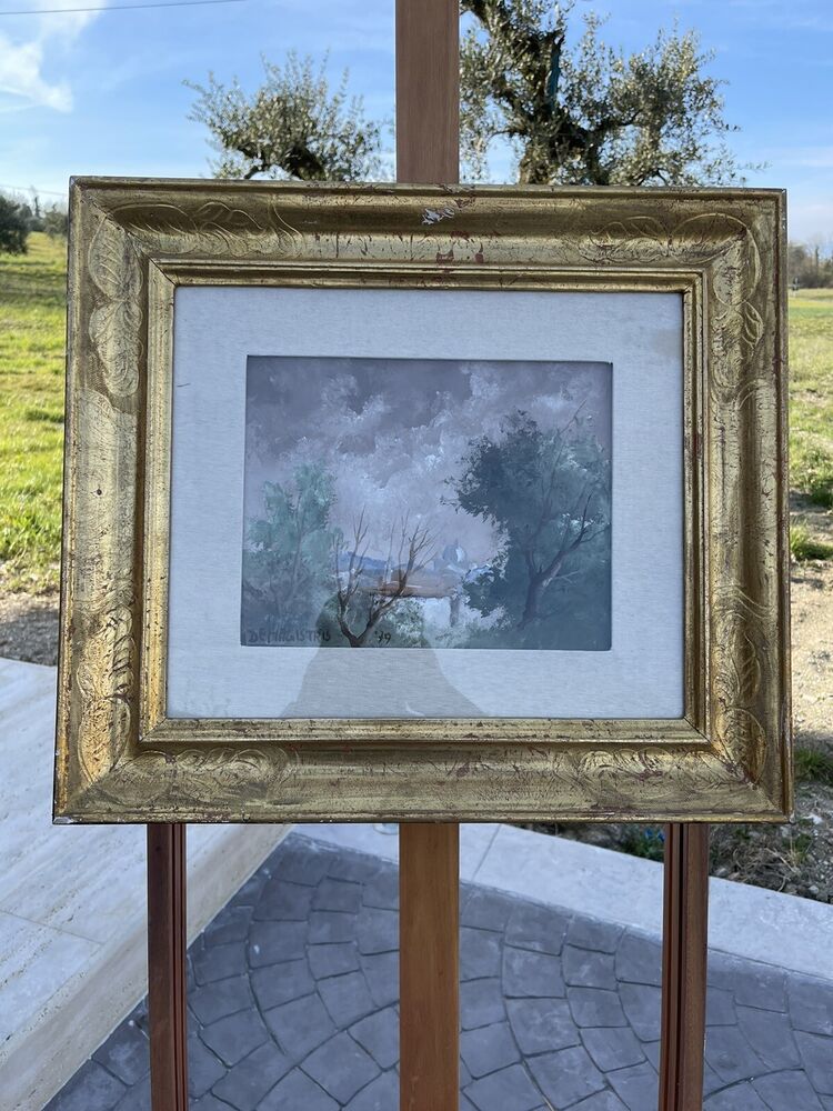 LEONARDO DE MAGISTRIS - Olio Su Tela.