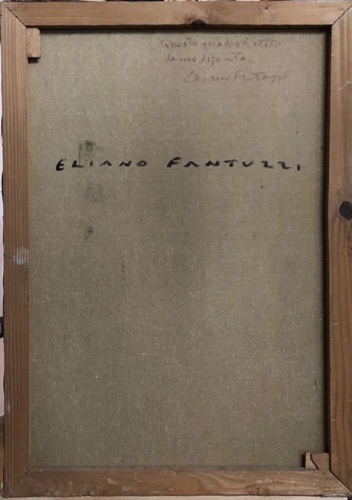 ELIANO FANTUZZI QUADRO DIPINTO OLIO SU TELA 50x70