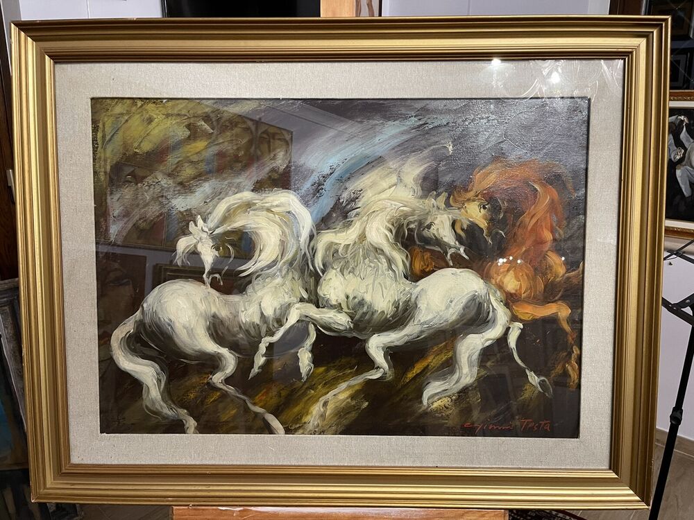 TESTA GIANNI dipinto su tela cm. 70 X 50