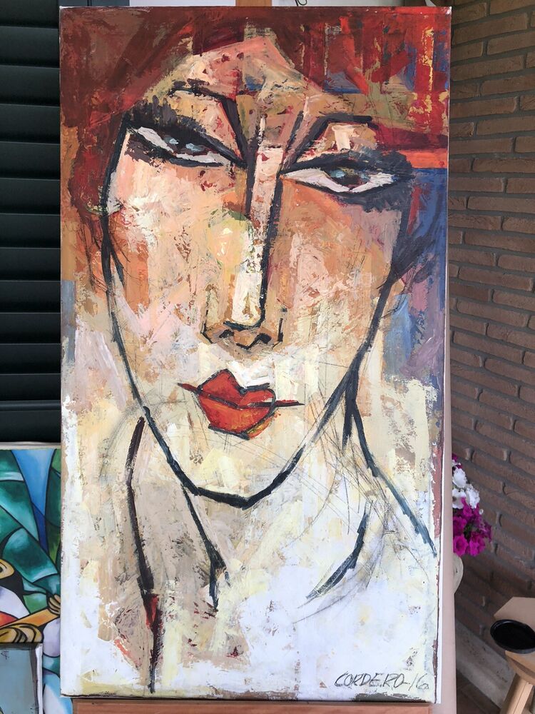 VICTOR CORDERO - OLIO SU TELA Cm. 50 X 90