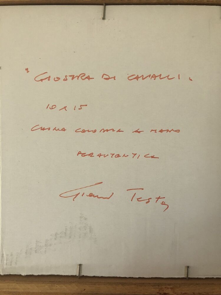 GIANNI TESTA - Giostra Di Cavalli