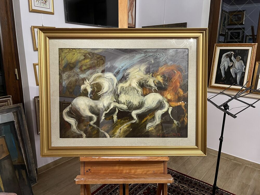 TESTA GIANNI dipinto su tela cm. 70 X 50