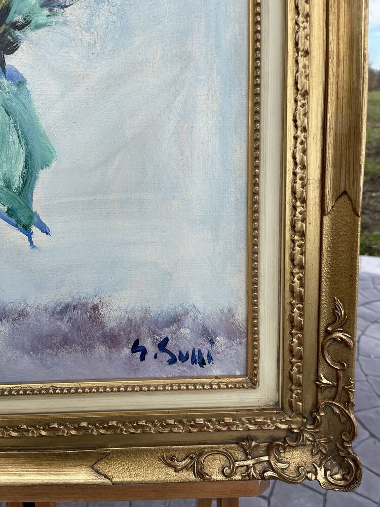 GIUSEPPE SUCCI - OLIO SU TELA 50 X 70 - Fiori