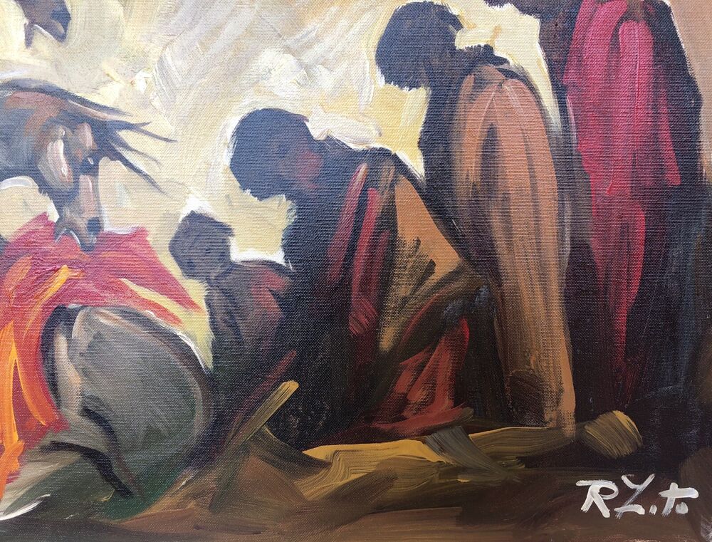 ZITO RODOLFO dipinto su tela cm. 50x 70