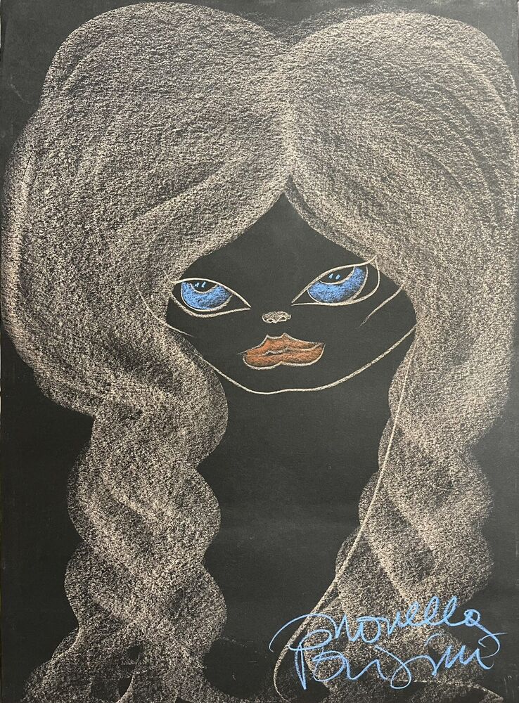 Novella Parigini - Gessetto -50 X 70 - Con Autentica