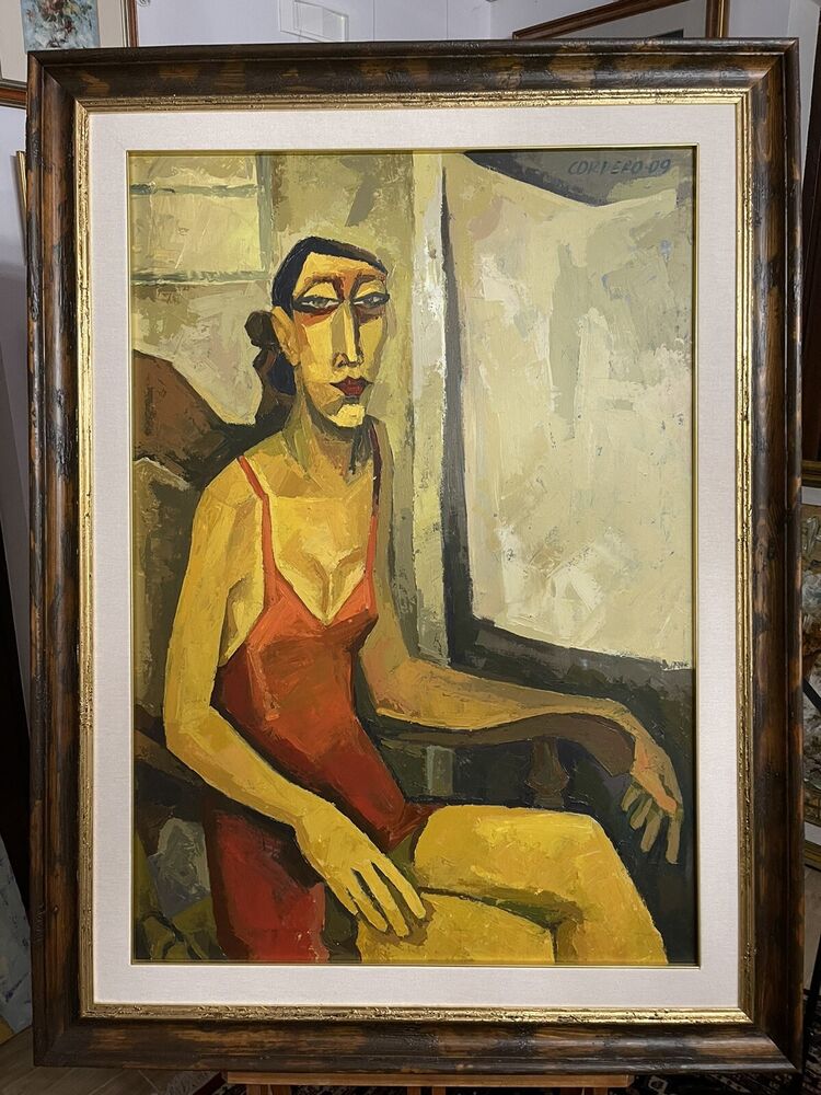 VICTOR CORDERO - OLIO SU TELA Cm. 70 X 100