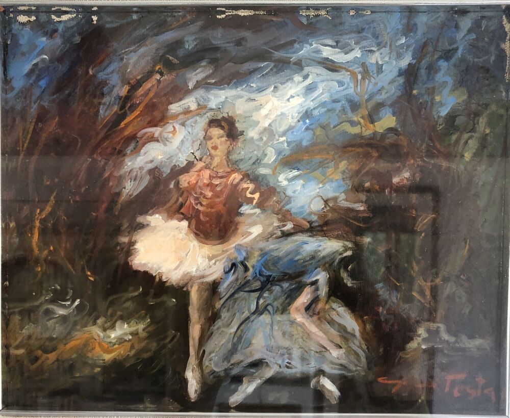 GIANNI TESTA - OLIO SU TELA 30 x 24