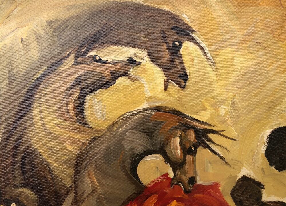 ZITO RODOLFO dipinto su tela cm. 50x 70