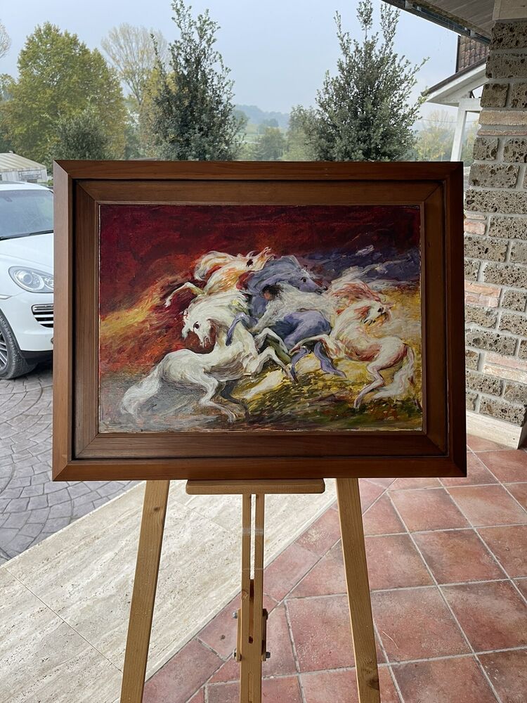 GIANNI TESTA - OLIO SU TELA 50 x 35
