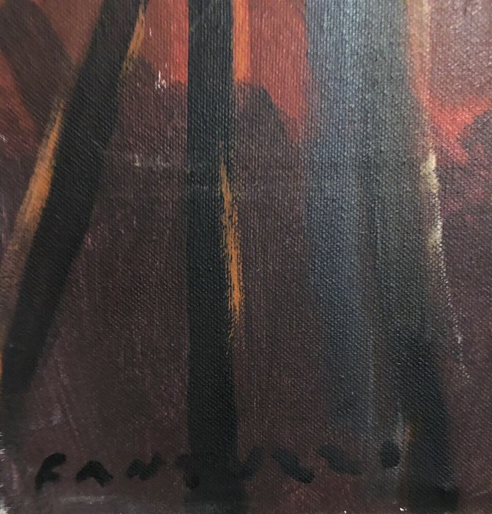 ELIANO FANTUZZI QUADRO DIPINTO OLIO SU TELA 50x70