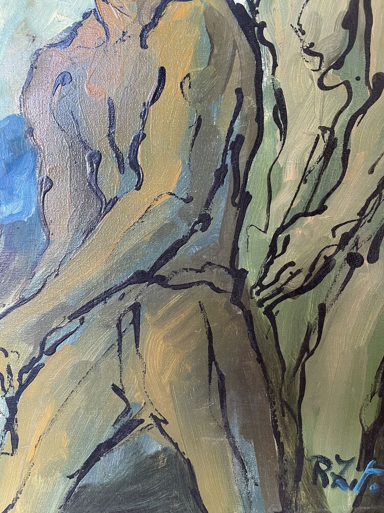 ZITO RODOLFO dipinto su tela cm 80 X 60