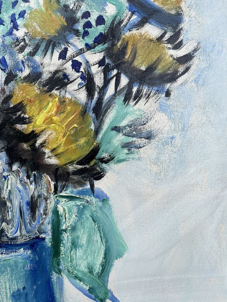 GIUSEPPE SUCCI - OLIO SU TELA 50 X 70 - Fiori
