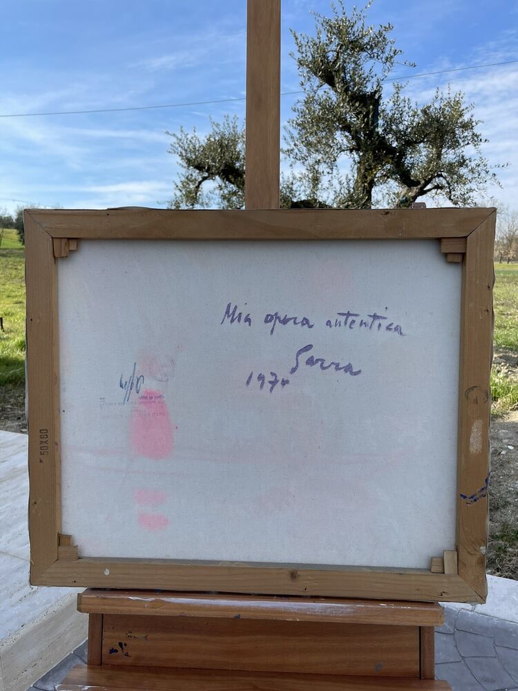 MANLIO SARRA - Olio Su Tela - 1970