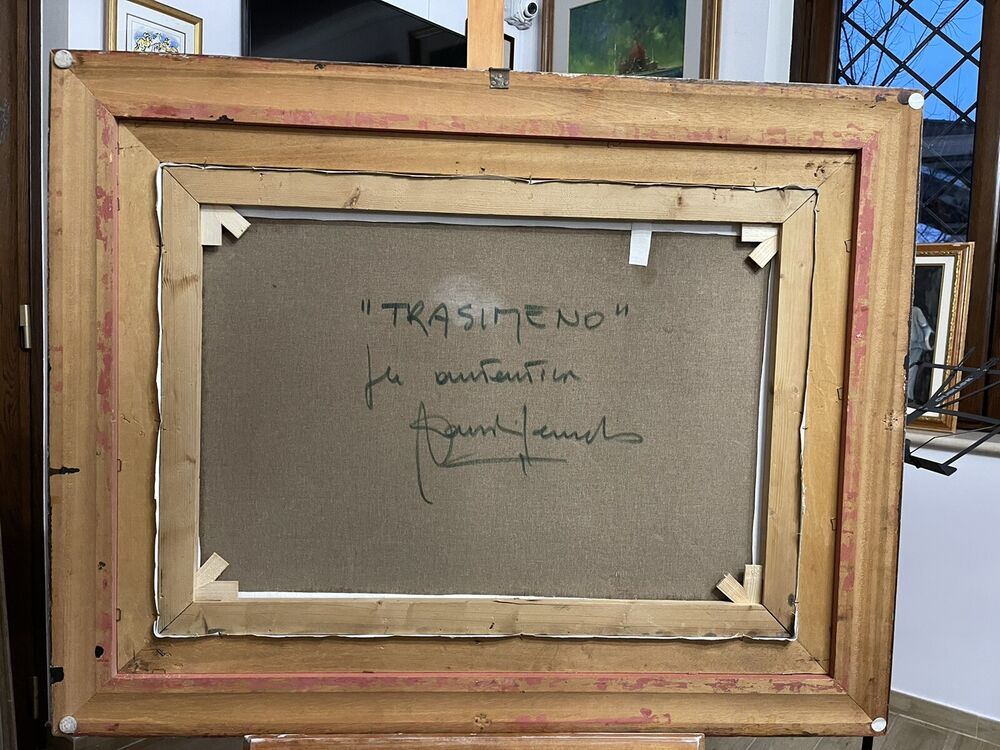 Carmelo Consoli, Opera Unica, Olio Su Tela, Trasimeno