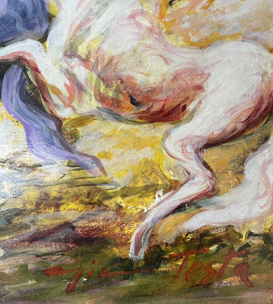 GIANNI TESTA - OLIO SU TELA 50 x 35