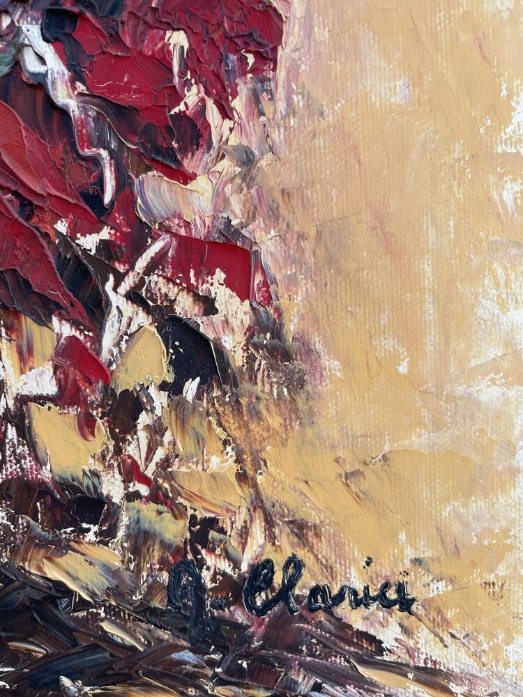 CLARICI - OLIO SU TELA 40 X 60 - Fiori