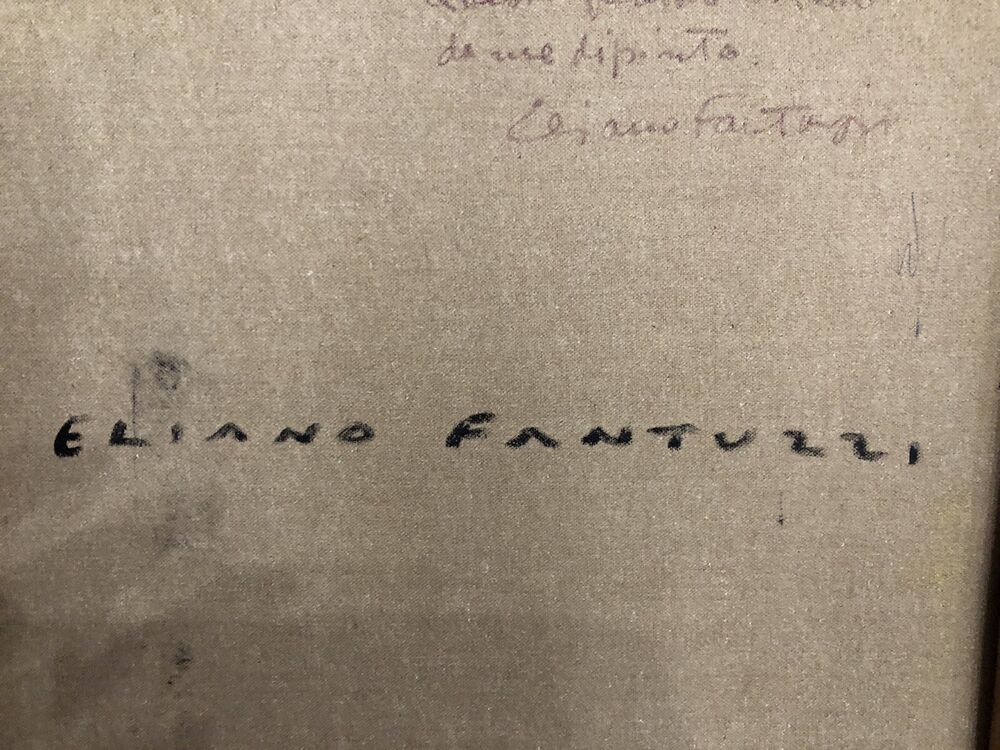 ELIANO FANTUZZI QUADRO DIPINTO OLIO SU TELA 50x70