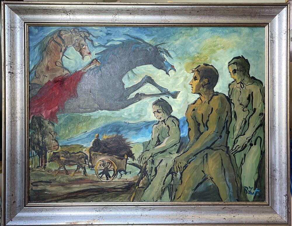 ZITO RODOLFO dipinto su tela cm 80 X 60