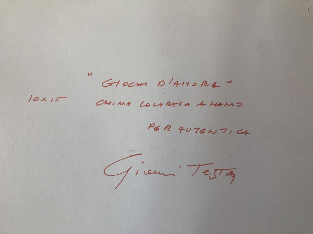 GIANNI TESTA - Giochi D’amore