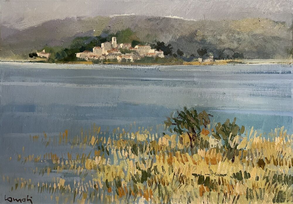 Carmelo Consoli, Opera Unica, Olio Su Tela, Trasimeno