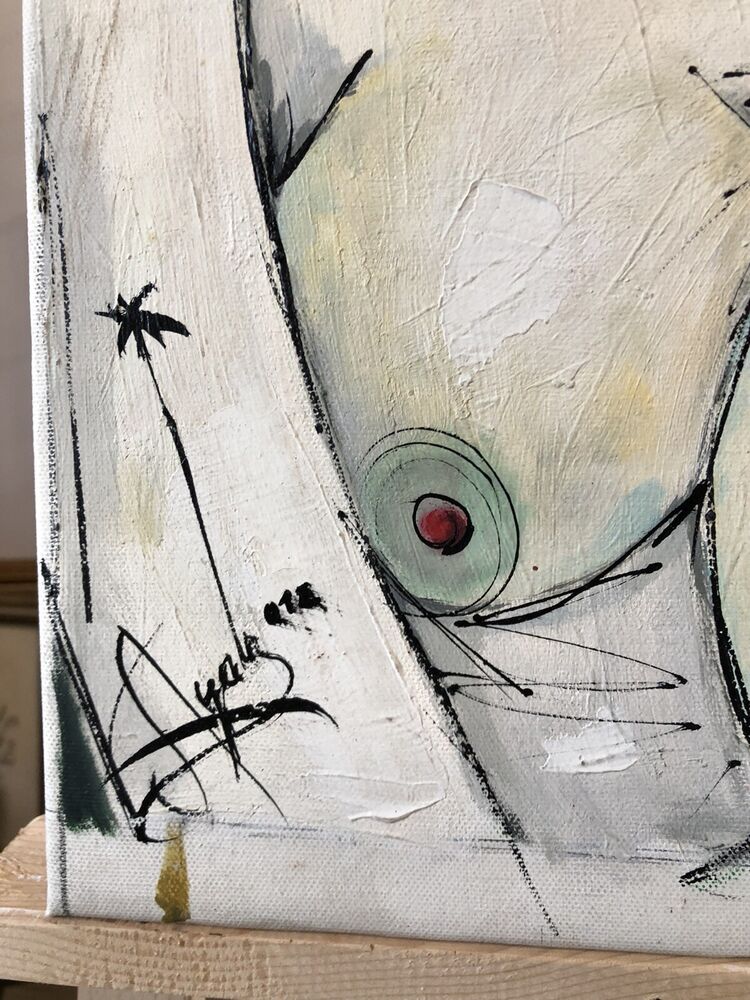 ROGER AYALA - MISTA SU TELA Cm 45 x 80