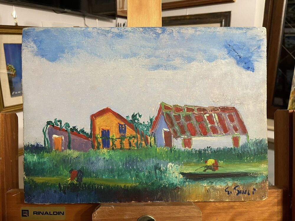 GIUSEPPE SUCCI - 35 X 25 Olio Su Tavola