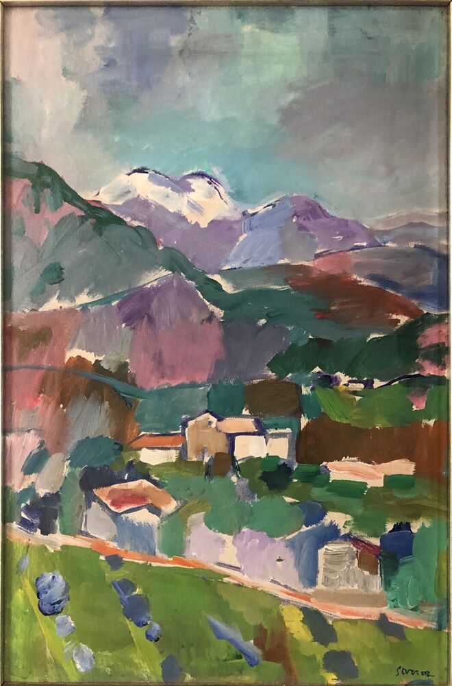 MANLIO SARRA - Paesaggio Ciociaro 1961