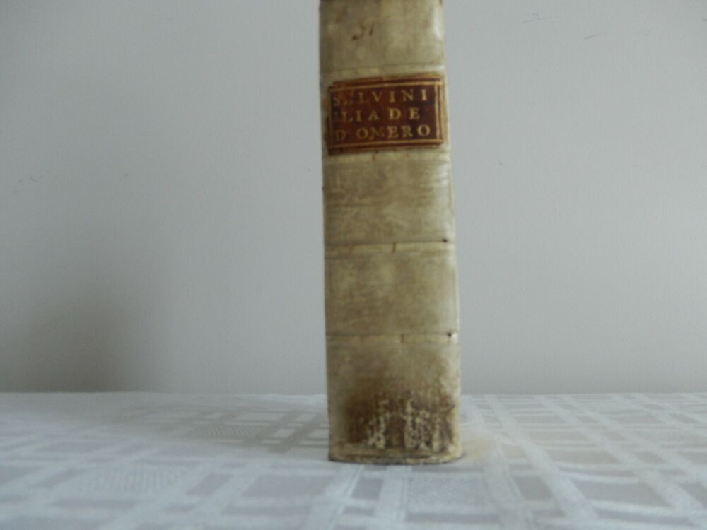 Libro Antico Del 700 - ILIADE D'OMERO