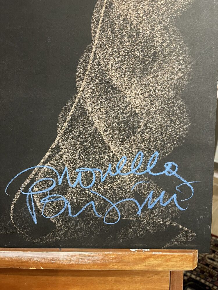 Novella Parigini - Gessetto -50 X 70 - Con Autentica