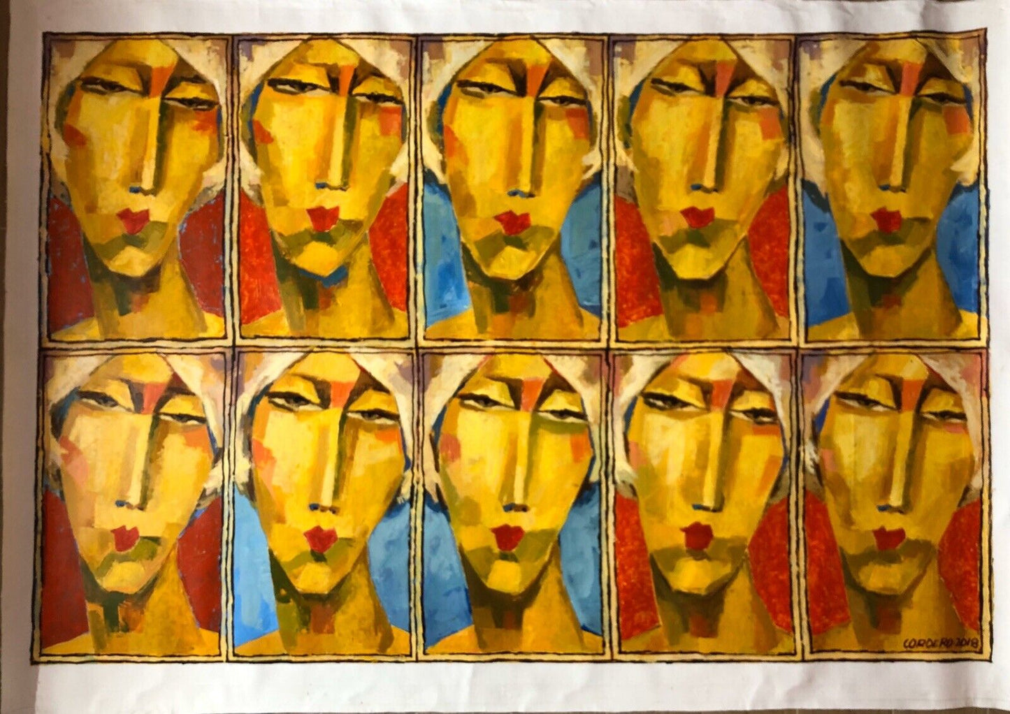 VICTOR CORDERO - OLIO SU TELA 150 x 100