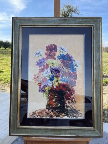 CLARICI - OLIO SU TELA 40 X 60 - Fiori