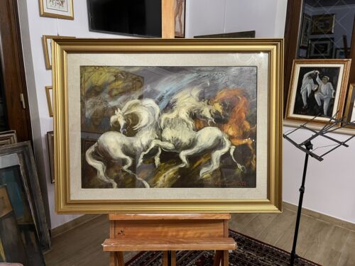 TESTA GIANNI dipinto su tela cm. 70 X 50