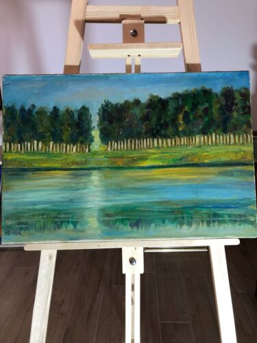 CONIFERE - OLIO SU TELA - 50 X 40