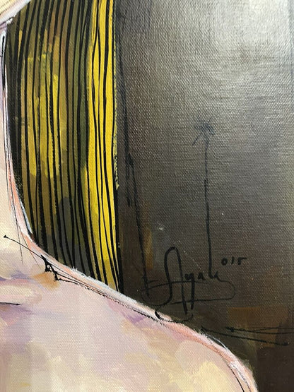 ROGER AYALA - MISTA SU TELA Cm 40 x 70